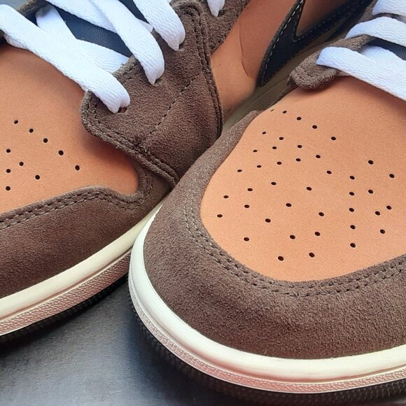 NIKE Jordan 1 Mid SE “Earth Tone/Dark Chocolate” – US Men’s Size 12 – Pre-Owned - Picture 11 of 12